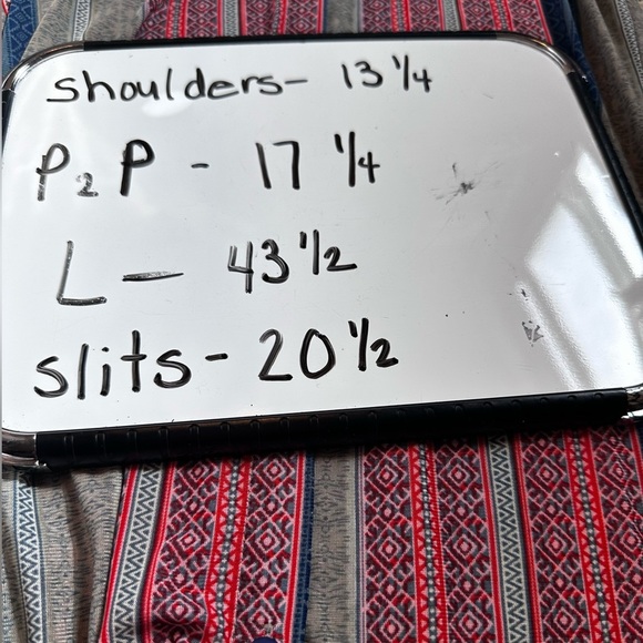 G Collection Striped collared maxi dress. Button front w/ slits. Size M - Picture 11 of 11